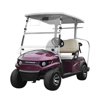 Tvåsitsiga fordon på elektriska golfbanor